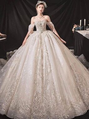 Bridal Ball Gown in White new